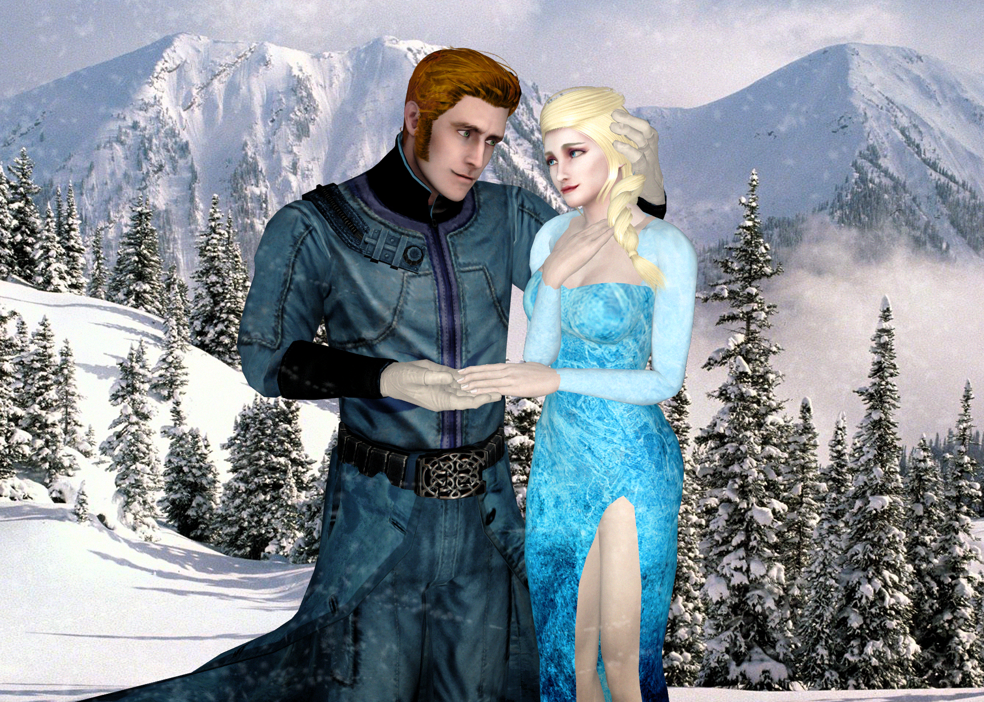 Frozen - Prince Hans x Queen Elsa