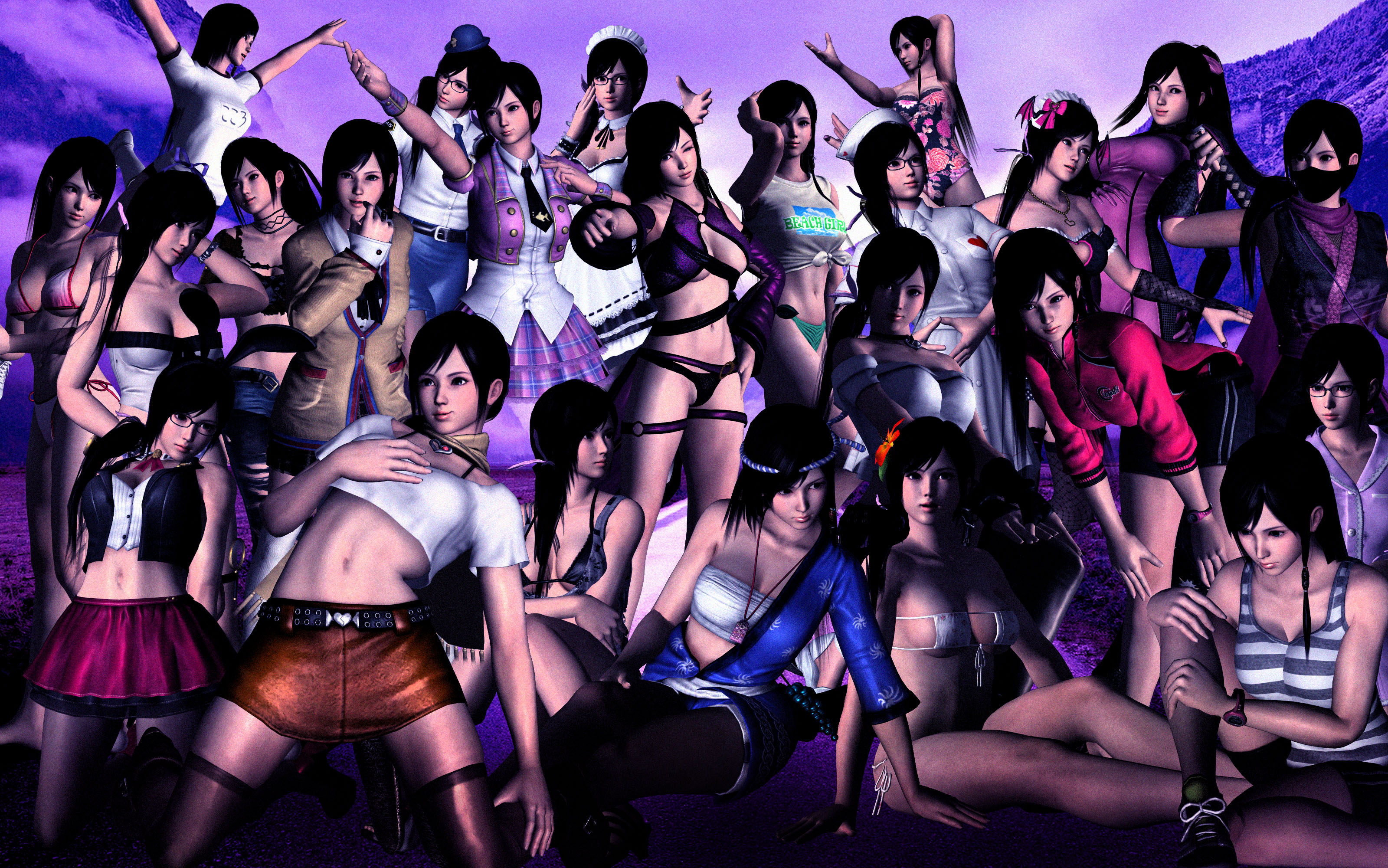 DOA - Kokoro Collection - Group Picture