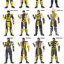 MK - Scorpion Costume Evolution - Coloured