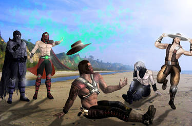 MK - Ermac, Erron, Noob, Smoke and Kung Lao