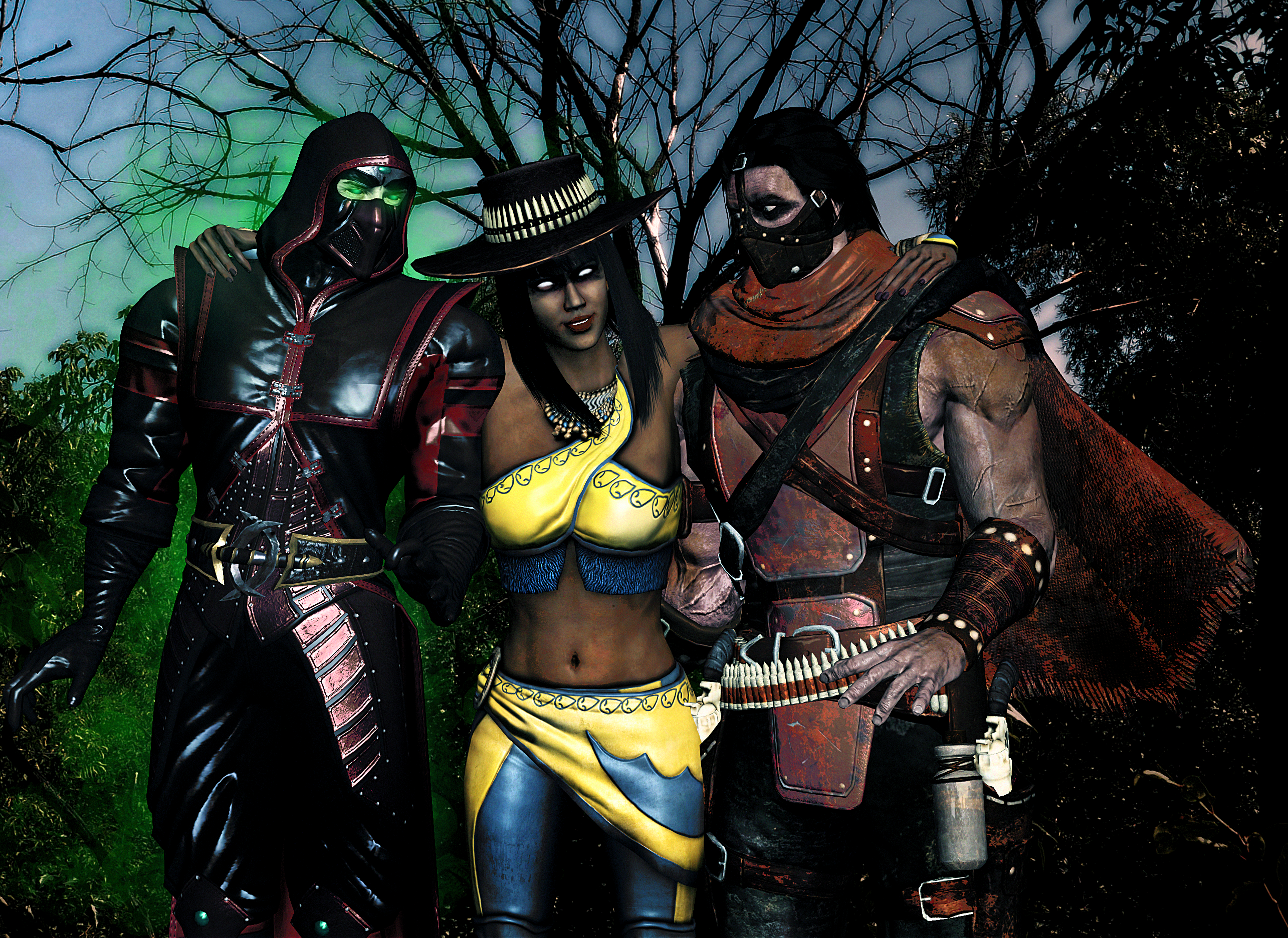 MKX - Ermac X Tanya X Erron Trio