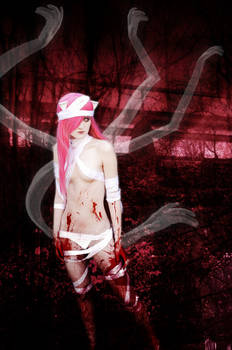 Elfen Lied Cosplay - Lucy - Vindictive Vectors by SovietMentality