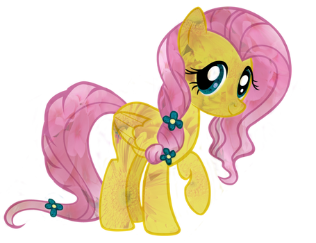 Flowery Fluttershy PNG