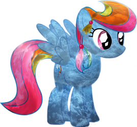 Cloudy Rainbow Dash PNG