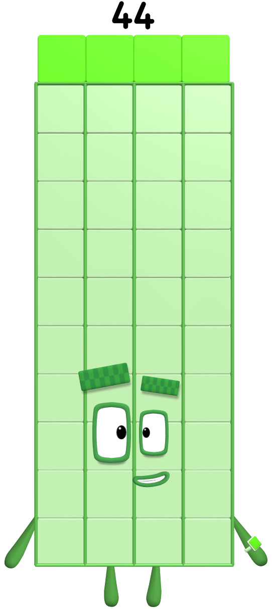 Numberblocks 44 by AnaKarinaLeal on DeviantArt