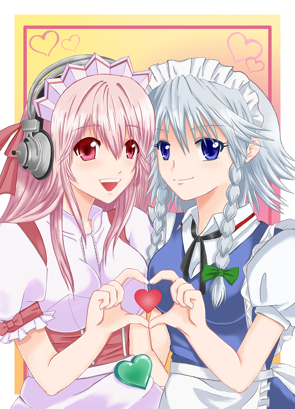 Sonico and Sakuya