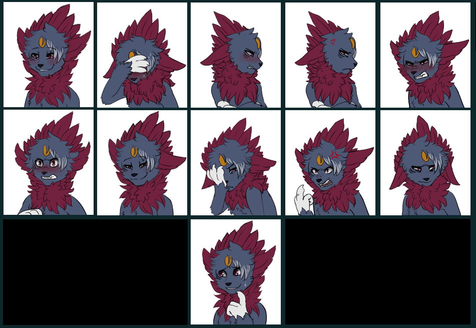 Commission - New Ven Emote Set 3