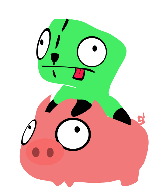 Vector Gir and... a Pig?