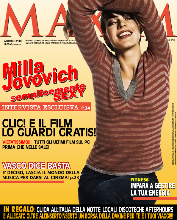 MAXIM COVER AGOUST