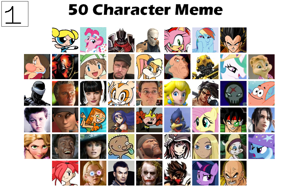 50 character meme 1 + Answers by shadow0knight on DeviantArt
