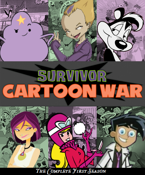 Survivor Cartoon War DVD Cover