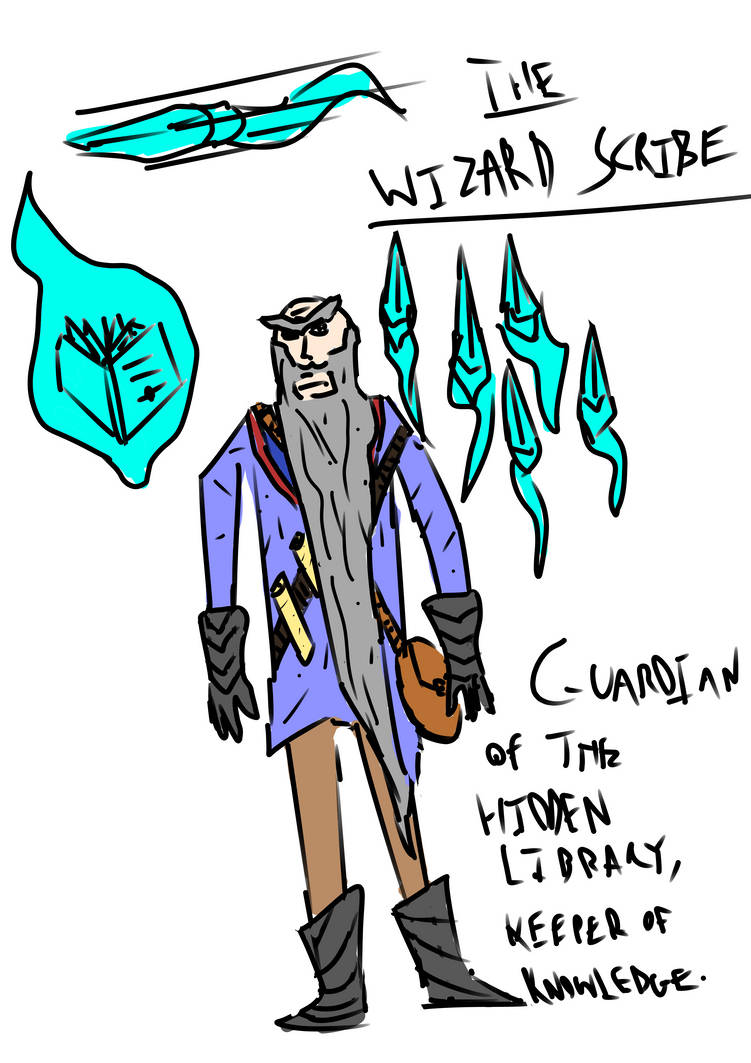 Wizard Scribe by maxzloch on DeviantArt