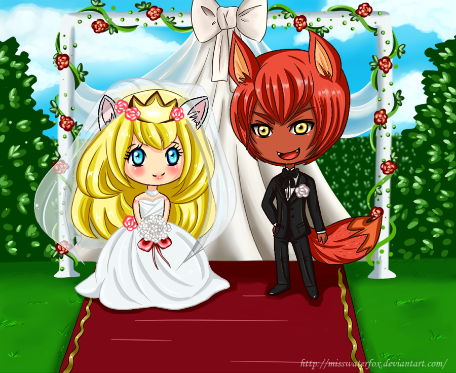 Hunky and Trixie Wedding Day by Misswaterfox on DeviantArt
