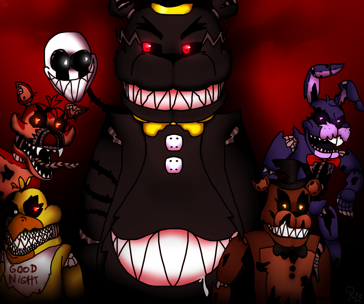 FNAF 4 - Fredbear Encounter by LadyFiszi on DeviantArt