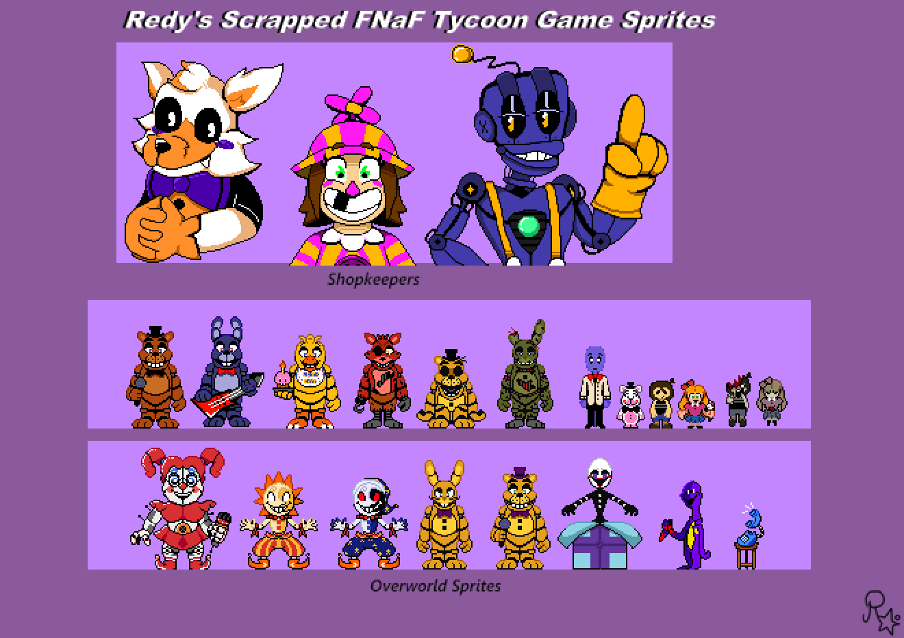 FNaF 3 Minigame Characters #3 by Mariorainbow6 on DeviantArt