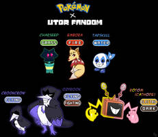 Pokemon x UTDR Fakemon Designs (Pt 1)