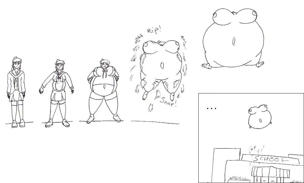 Kids Inflation Deviantart School Girl Inflation by Inflationism on DeviantArt