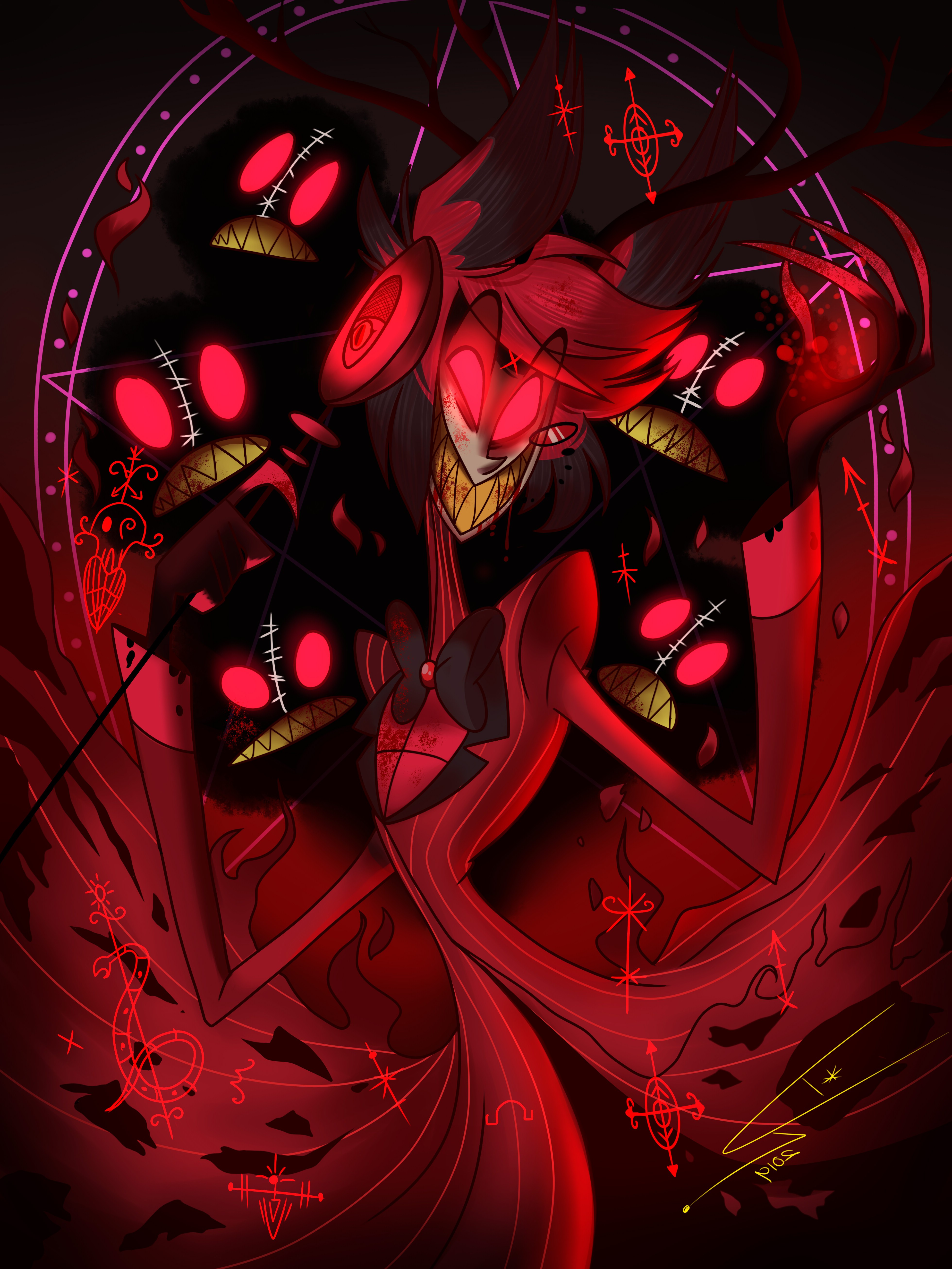 Alastor demon by luckychandl on DeviantArt