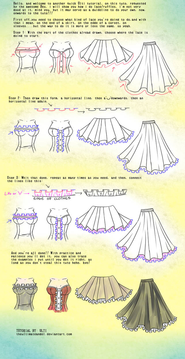 Quick Lace/ruffles tutorial by TheULTImateAngel on DeviantArt