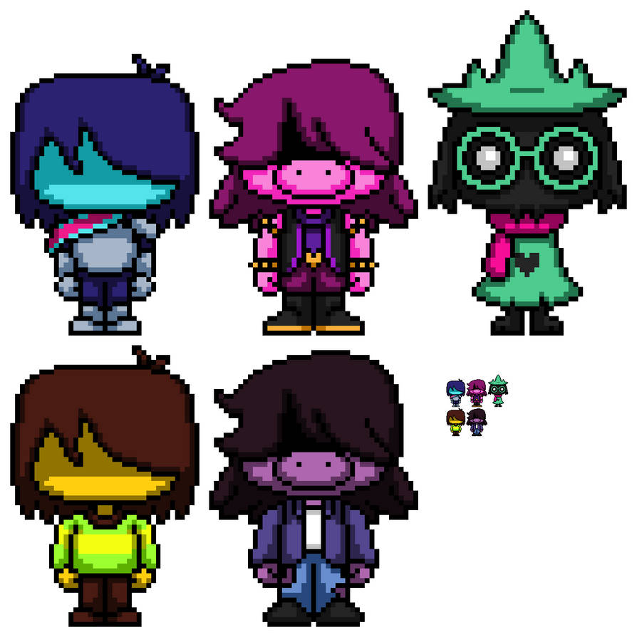 Deltarune Сьюзи пиксель
