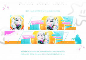 Pack banner + icono [ redes sociales ]