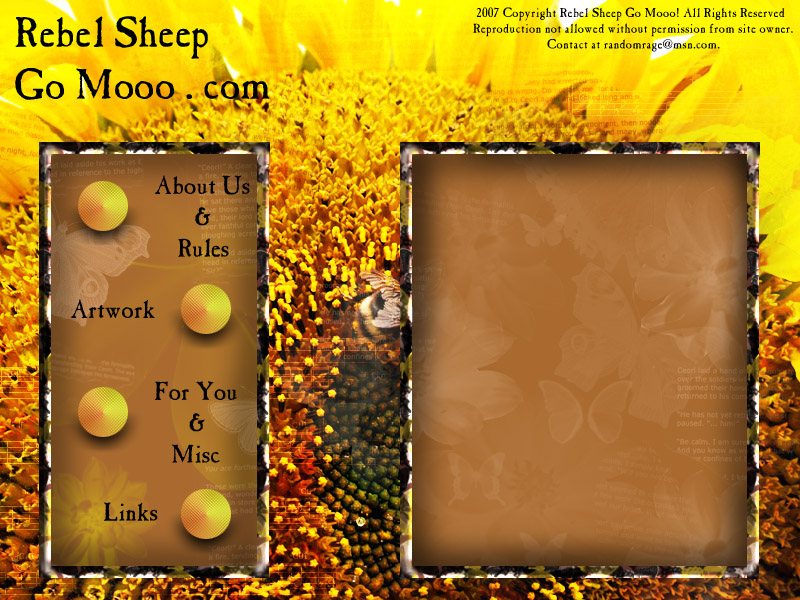 Rebel Sheep Go Mooo Website