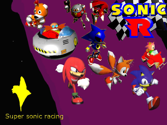Sonic R Super Sonic Racing by TruckeroX on DeviantArt