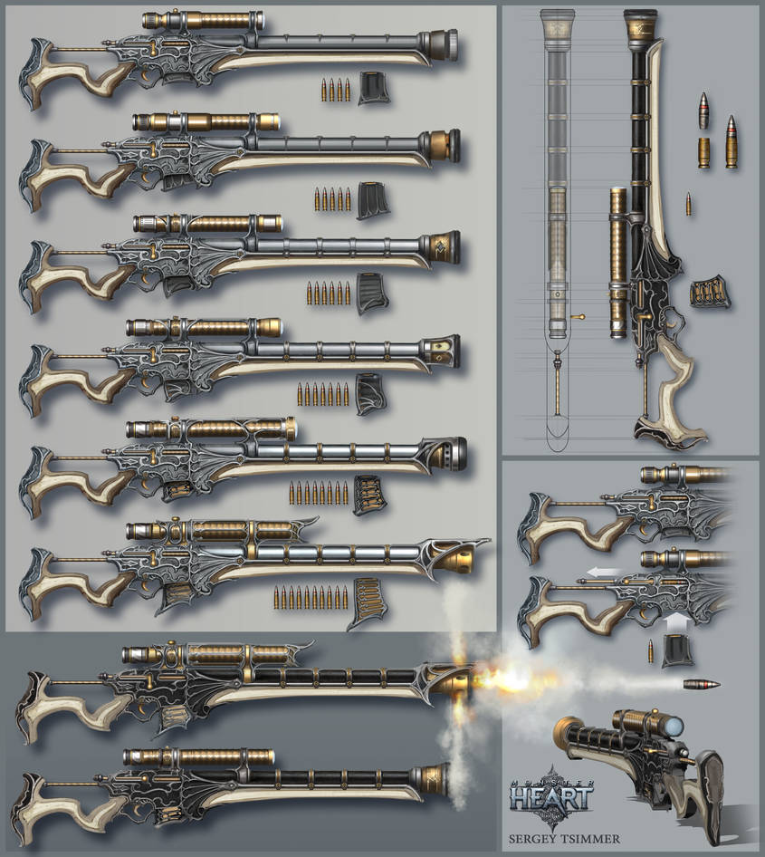 Fantasy Rifles Deviantart Rifle by TsimmerS on DeviantArt
