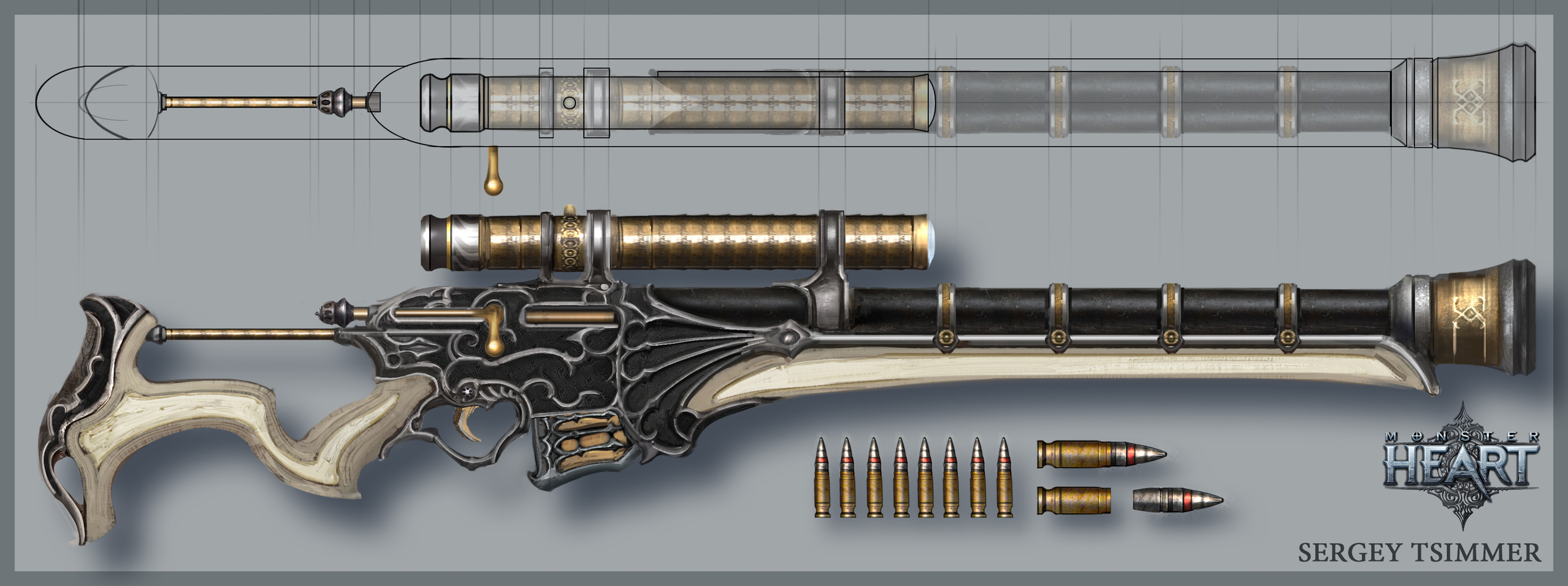 Tech Rifles Deviantart Rifle by TsimmerS on DeviantArt
