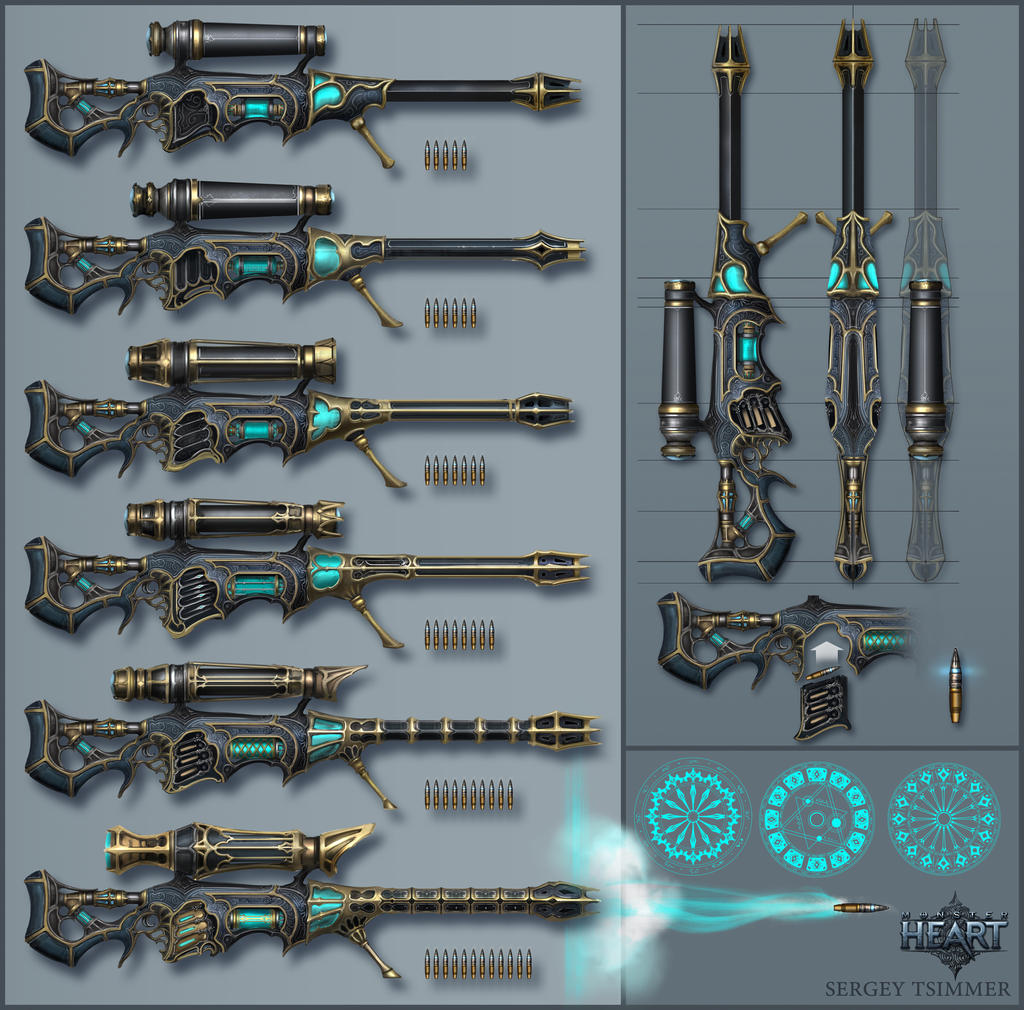 Fantasy Rifles Deviantart Rifle by TsimmerS on DeviantArt