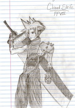 Dissidia Cloud Strife sketch