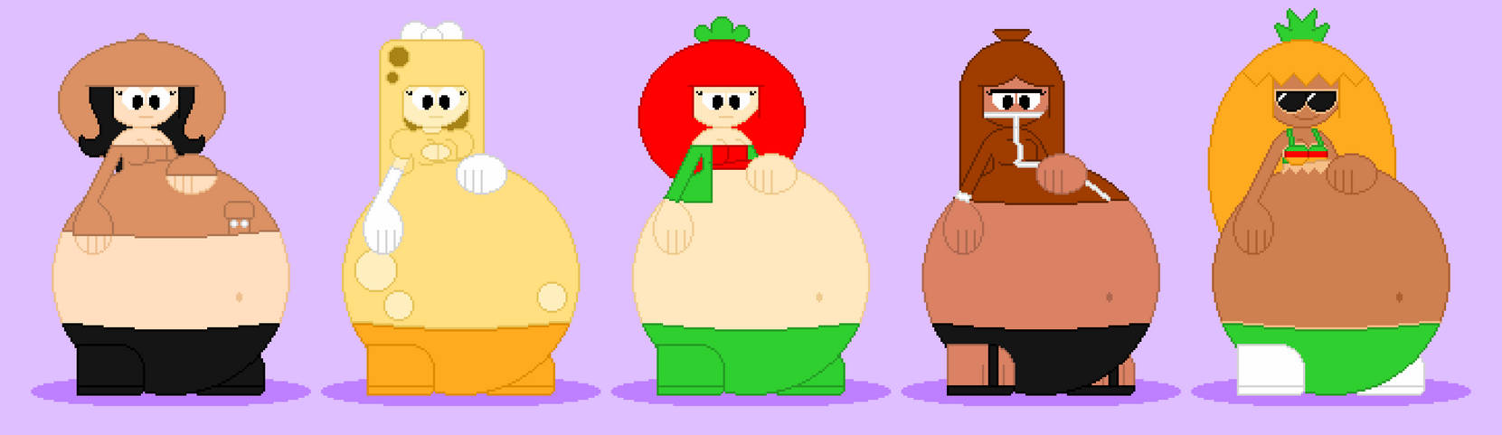 Stuffed Crust Pizza Tower Toppin Girls by SporeVideos3 on DeviantArt