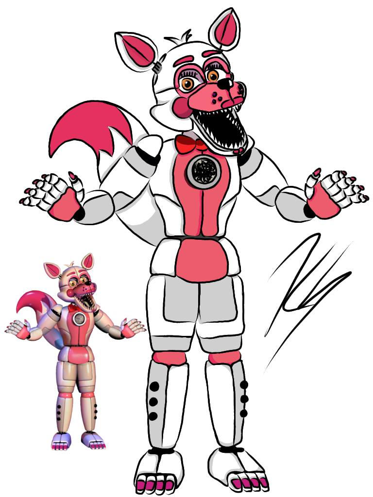 Funtime Foxy Design Funtime Foxy (Digital Art) by karleakat7 on DeviantArt