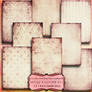 SHABBY WALLPAPER scrapbook collage sheet