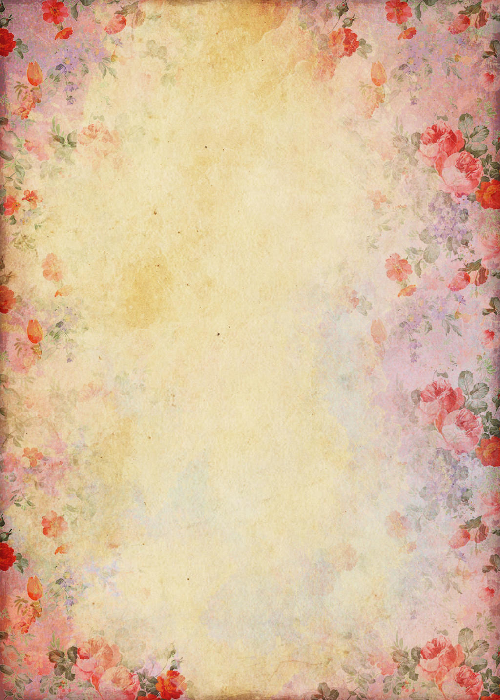 FREEBIE ~ Shabby Flower Paper background by miabumbag on DeviantArt