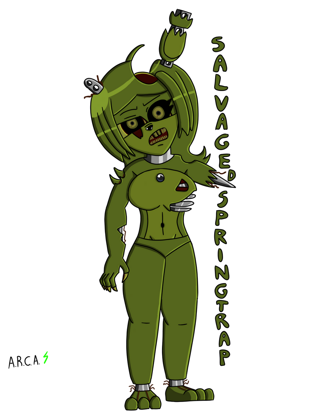 Salvage Springtrap Salvaged springtrap FNIA by ARCAINC on DeviantArt