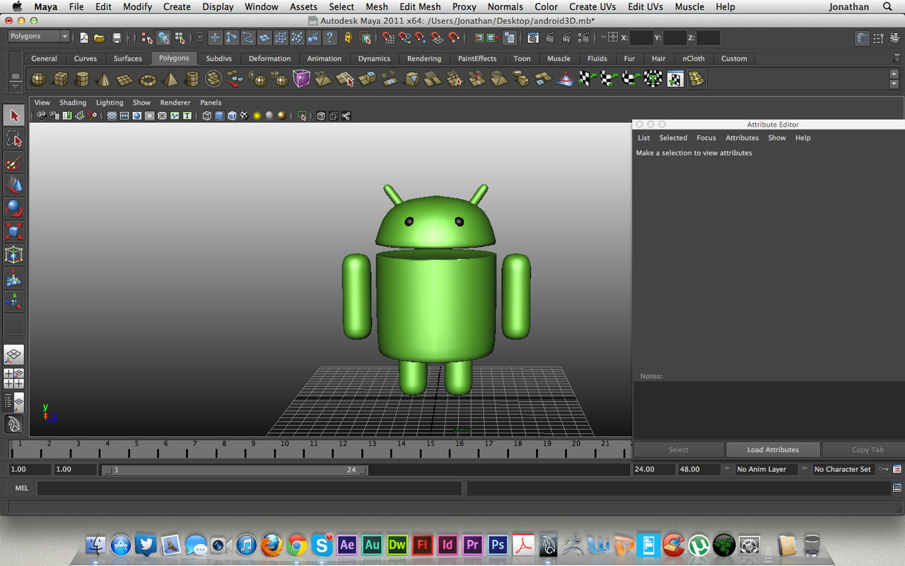 Android 3D model by jonathanaslan on DeviantArt