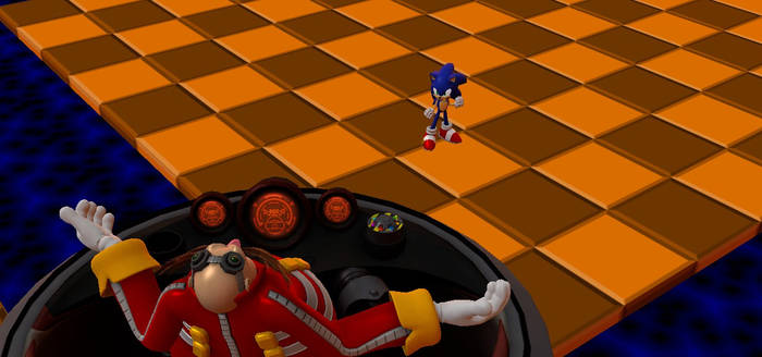 Sonic Vs Eggman in Mayflower Zone