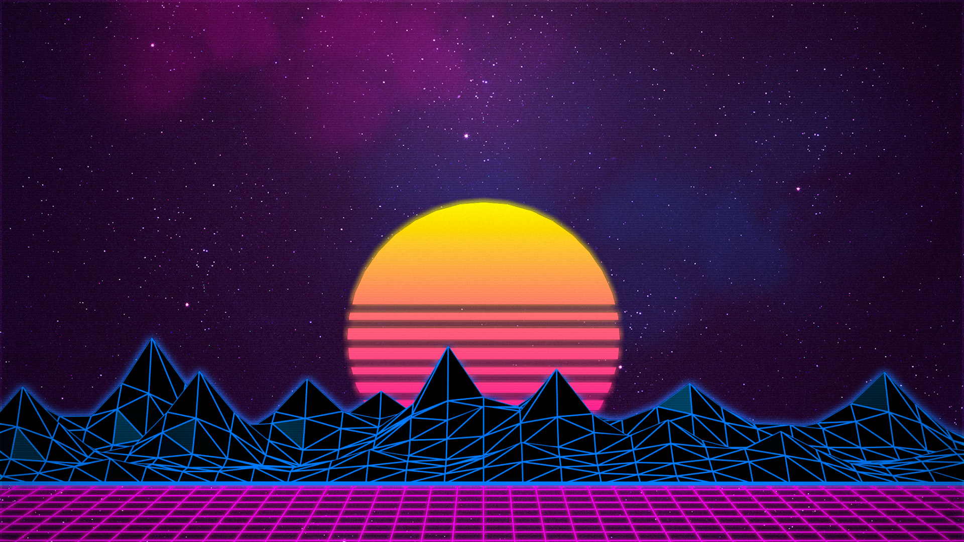 Synthwave/Retrowave - Neon 80s - Background