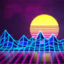 Synthwave - Neon 80s - Background - Render Revamp