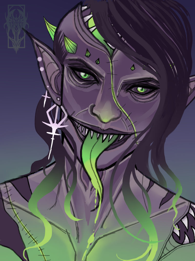 Kript Pfp Krypt Portrait by TheBlackHorned on DeviantArt