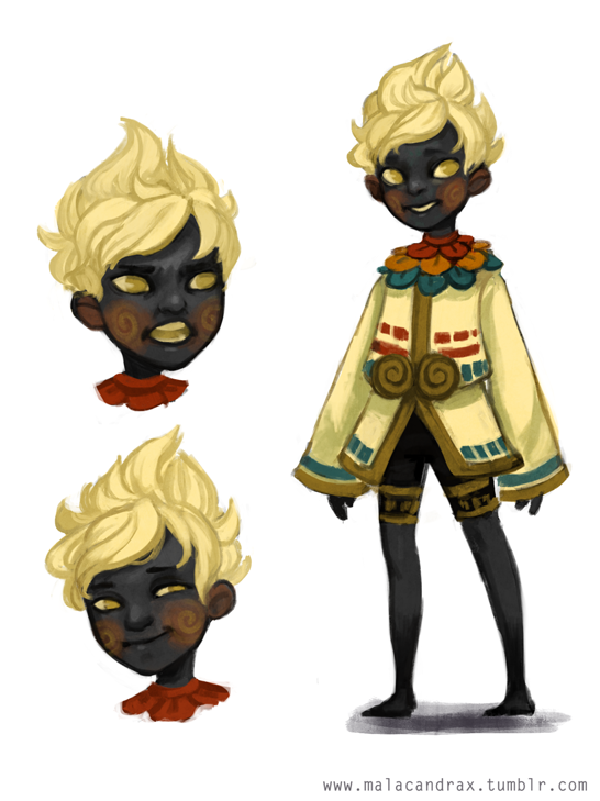 Sol Human Form Sol character design by Malacandrax on DeviantArt