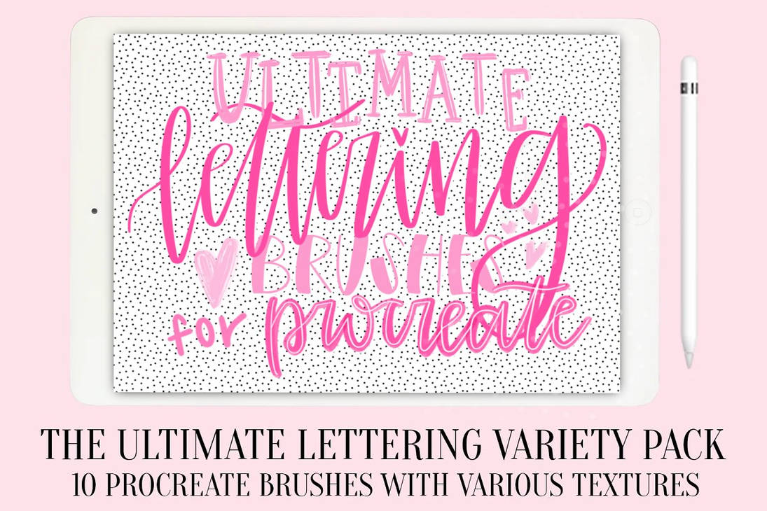 Procreate Lettering Brushes Bundle by ulitocoha on DeviantArt