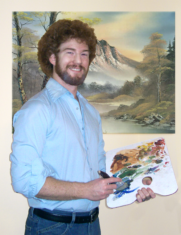 Me as Bob Ross