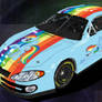 Rainbow Dash Nascar - Front
