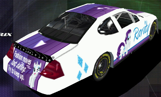 Rarity Nascar - Back