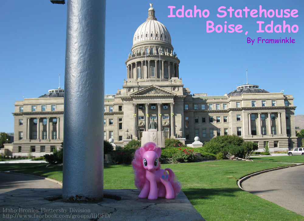 Pinkie Pie at the Idaho Statehouse