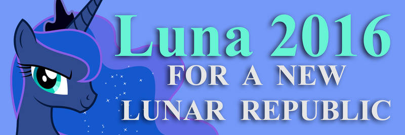 Luna 2016 Bumper Sticker by Framwinkle