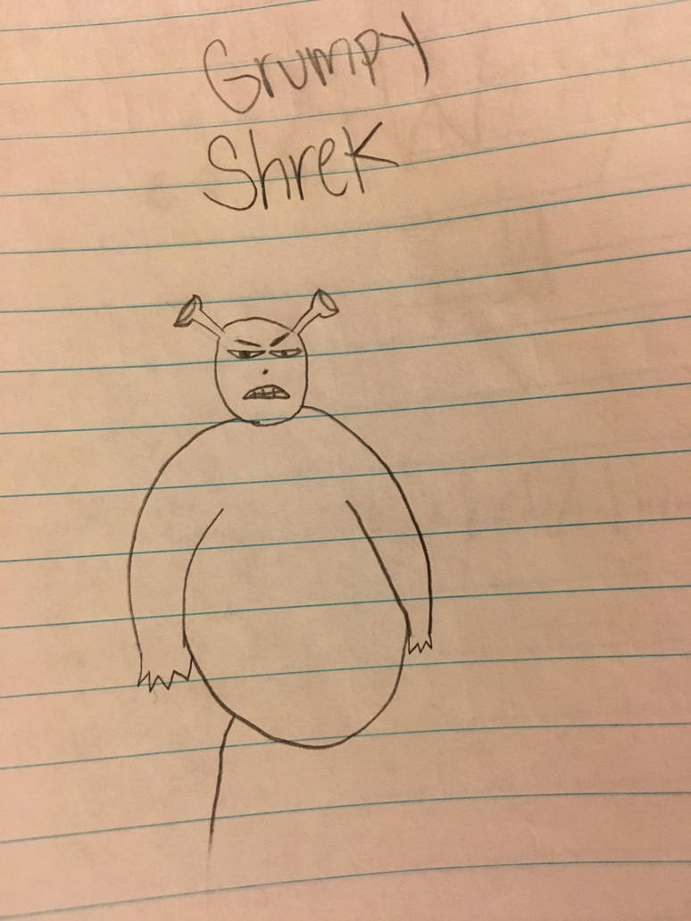 Grumpy Shrek by chipotlerampage2009 on DeviantArt