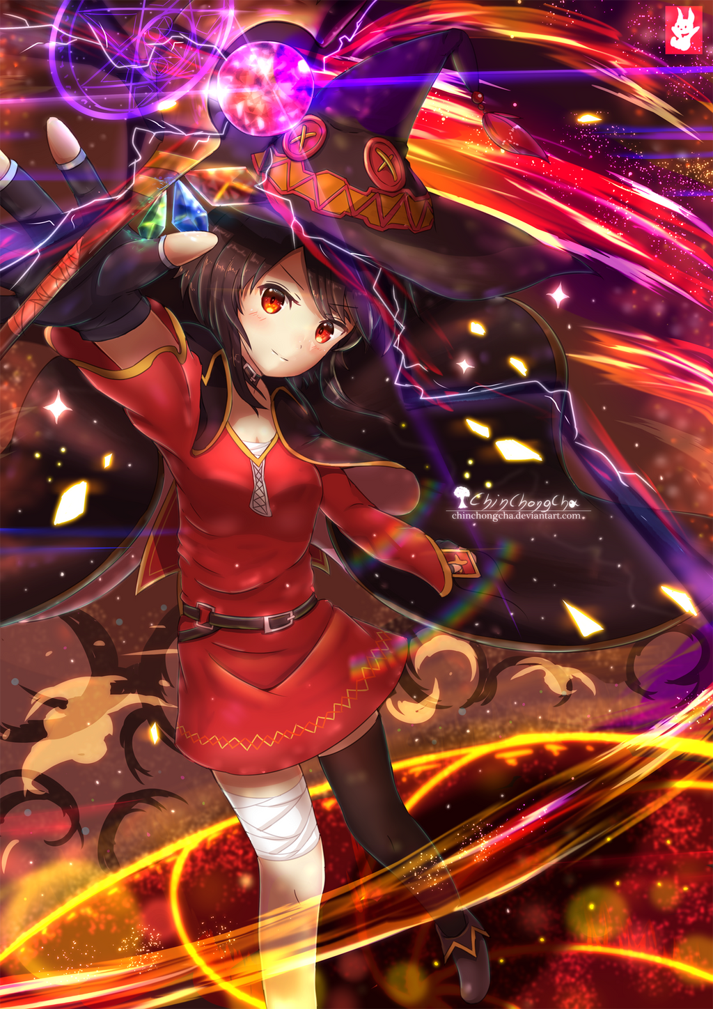 Megumin Explosion Poster Megumin Explosion by chinchongcha on DeviantArt